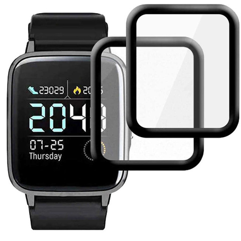 2x Elastyczne Szkło ochronne 3D Alogy do Haylou Solar LS02 Black