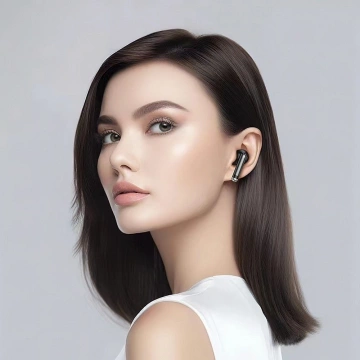 Słuchawki bezprzewodowe Bluetooth HOCO TWS EQ10 Etui ładujące Czarne