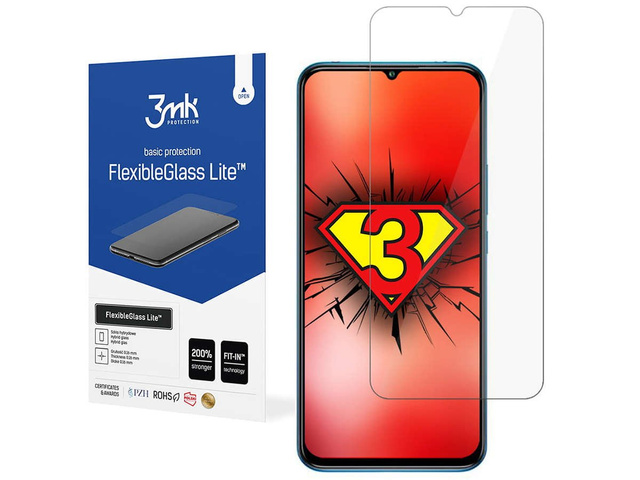 Bruchsicheres 3mk Flexible Glass Lite Hybridglas für Xiaomi Mi 10 Lite