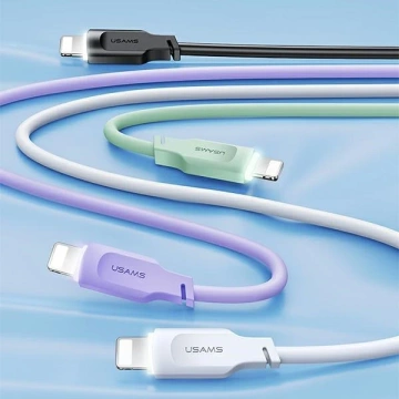 USMAS USB-C auf Lightning PD Schnellladekabel 1,2 m grün