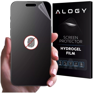 „MATTE“-Folie für Apple iPhone 16 Pro Hydrogel Alogy HydroSkin Matte Pro™ Display für „FINGERPRINT FREE“-Hülle