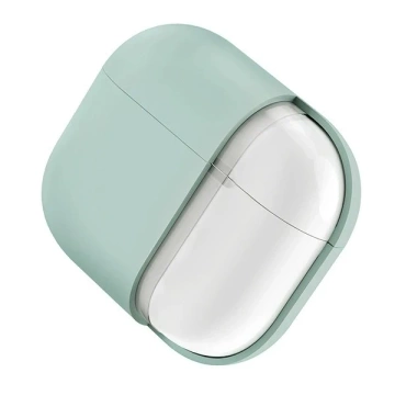 Etui ochronne na słuchawki UNIQ etui Lino AirPods Pro 2 gen Silicone miętowy/mint green