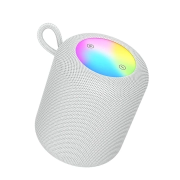 HOCO HC30 Bluetooth-Lautsprecher 5 W RGB LED Grau Tragbar