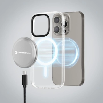 Ładowarka Indukcyjna Forcell Smart Charge Qi2 MagSafe 15W USB-C