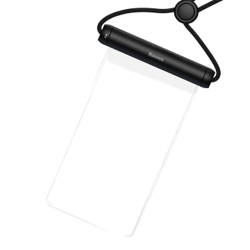 Baseus Cylinder universelle wasserdichte Hülle für Smartphones (schwarz)