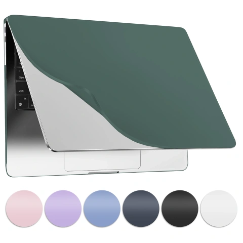Schutzhülle für Apple MacBook Air 13" / 13,3" (2018–2021) (M1 A2337/A2179/A1932) – Flexible, matte Schutzhülle, leicht und widerstandsfähig – Alogy AirGuard™ Grün