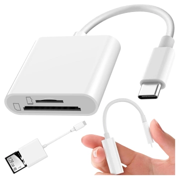 Alogy SD-Micro-Kartenleser für iPhone USB-C-Adapter
