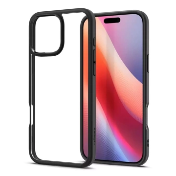 Etui Spigen Ultra Hybrid für Apple iPhone 16 Pro Mattschwarz