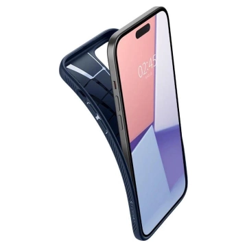 Etui Spigen Liquid Air do iPhone 15 Plus Blue – Smukła ochrona TPU