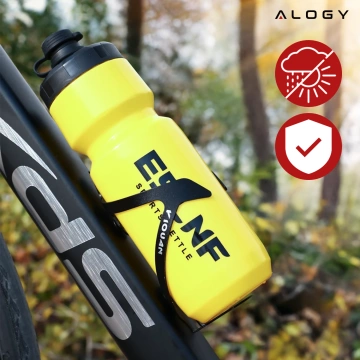 Wasserflaschenkorb, Getränk, Wasserflasche, Fahrradhalter, universeller Wasserflaschenhalter, mit Platz für Airtag, Schwarz und Rot