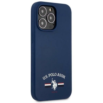 Etui na telefon US Polo Silicone Collection iPhone 13 Pro Max 6,7" granatowy/navy 