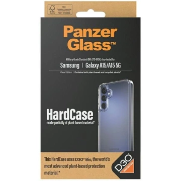 Etui für Samsung Galaxy A15 5G/4G PanzerGlass HardCase D3O MagSafe Transparent
