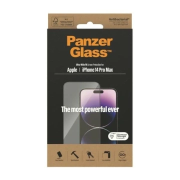 Szkło PanzerGlass Ultra-Wide Fit für iPhone 14 Pro Max 6,7" Displayschutz antibakteriell 2774