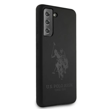 Etui na telefon US Polo Silicone On Tone do Samsung Galaxy S21 czarny/black 
