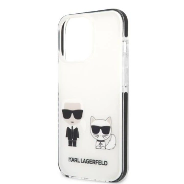 Etui ochronne na telefon Karl Lagerfeld KLHCP13LTPEKCW do Apple iPhone 13 Pro / 13 6,1" hardcase biały/white Karl&Choupette