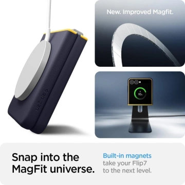 Etui Galaxy Z Flip 7 Spigen Nano Pop MagSafe Blueberry Navy