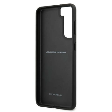 Etui na telefon Ferrari Hardcase do Samsung Galaxy S21 Plus czarny/black hardcase On Track Perforated