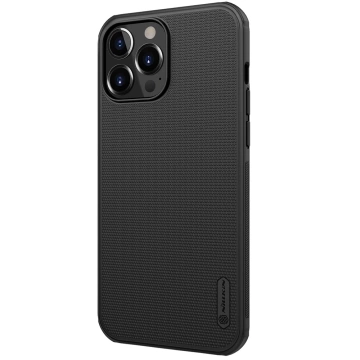 Nillkin Super Frosted Shield wzmocnione etui pokrowiec + podstawka iPhone 13 Pro Max czarny