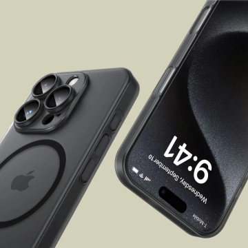 Etui do iPhone 16e Tech-Protect MagSlim MagSafe Matte Black