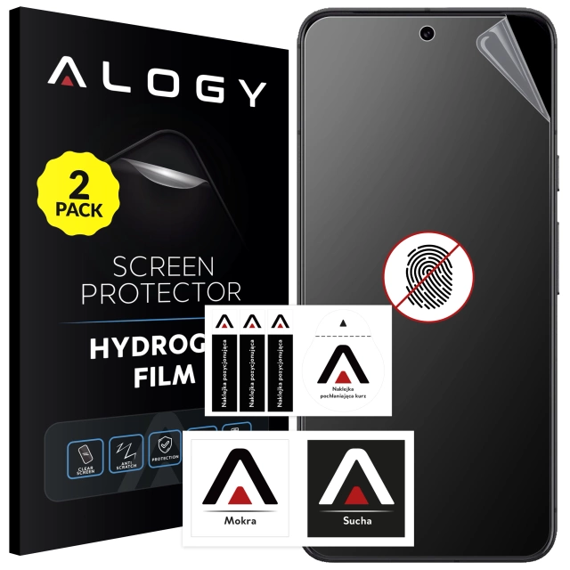 2x Folia "MATOWA" do Google Pixel 8 Pro Hydrożelowa Alogy HydroSkin Matte Pro™ na ekran do etui "BEZ ODCISKU PALCÓW"