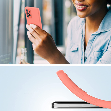 Schutzhülle Alogy Thin Soft Case für Samsung Galaxy A53 / A53 5G Rosa Glas