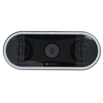 Ładowarka Indukcyjna 3w1 Forcell Ellipse Qi iPhone Watch AirPods 15W
