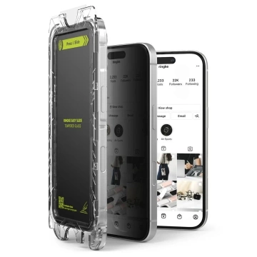 Szkło Prywatyzujące Ringke Easy Slide 2-Pack do iPhone 16 Pro Max Privacy