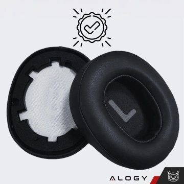 Nauszniki 2x wymienne pady gąbki do słuchawek do JBL Tune 700BT 710BT 720BT 750BTNC Alogy Earpads Czarne