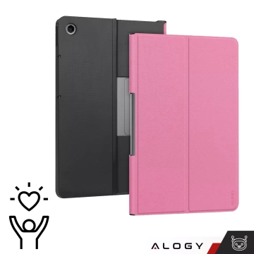 Schutzhülle für Lenovo Tab Plus 11,5" 2024 TB351FU Alogy Book Cover Case Tablethülle Pink