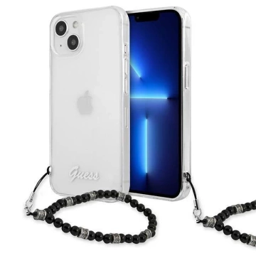 Guess GUHCP13SKPSBK iPhone 13 mini 5,4" Transparentes Hardcase Black Pearl
