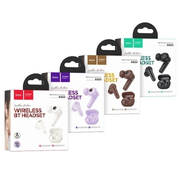HOCO TWS EQ23 Kabellose Bluetooth-Kopfhörer, Ladehülle, Braun