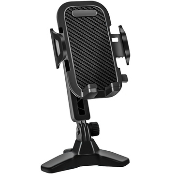 Telefonhalter Ständer Desktop-Ständer verstellbar 360 ​​Tischstativ Stativ 4-7" Alogie Schwarz