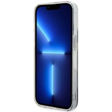 Etui für Telefon Guess GUHMP14LHTMRSK für Apple iPhone 14 Pro 6.1" Czarny/Black Hardcase Golden Marble MagSafe