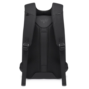 Bange Diebstahlsicherer, wasserdichter Rucksack für 15,6"-Laptops, ideal für Stadtreisen, 46 x 30 x 15 cm, für Arbeit und Flugreisen, für Damen und Herren, mit USB-Anschluss und Zahlenschloss, Schwarz