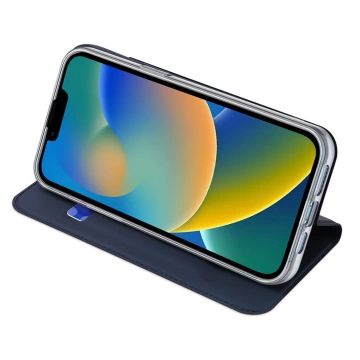 Dux Ducis Skin Pro Holster Flip Cover für iPhone 14 Plus blau