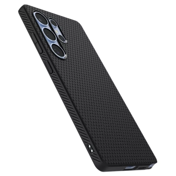 Samsung Galaxy S25 Ultra Hülle Schutzhülle Spigen Liquid Air Matt Schwarz