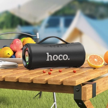 HOCO HA10 Bluetooth-Lautsprecher 2x20W Schwarz RGB Tragbar