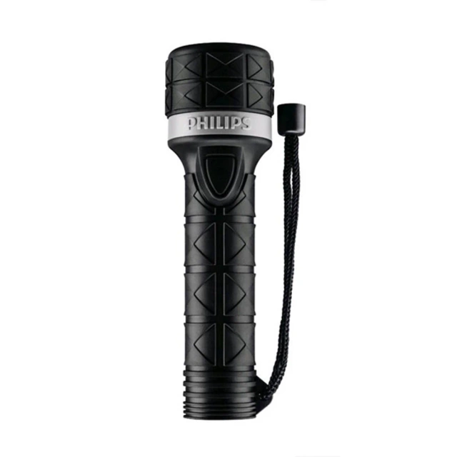 Philips Gummi-LED-Taschenlampe 25 lm 60 m 2xAA