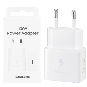 Original Samsung EP-T2510NWE Wandladegerät Schnellladung PowerDelivery PD 25W Weiß