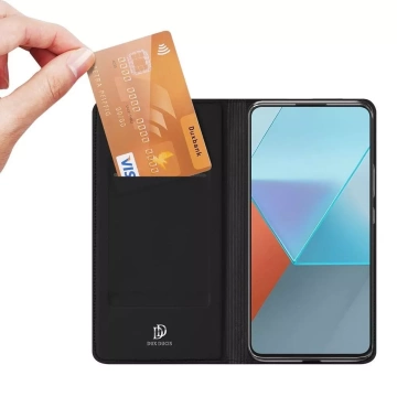 Etui do Apple iPhone 16e / SE 4 2025 obudowa ochronna Dux Ducis z klapką Skin Pro Czarna