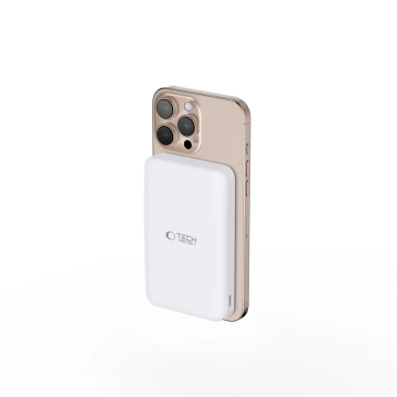 Powerbank Tech-Protect PB24 LifeMag Qi2 MagSafe 10000mAh Biały