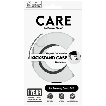 Etui CARE do Samsung Galaxy S25 by PanzerGlass Kickstand Case Magnetic QI