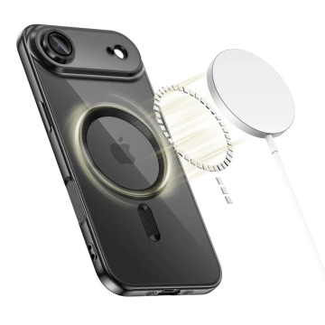 Etui do iPhone 17 Air Tech-Protect MagFlex MagSafe Przezroczysto-Czarne