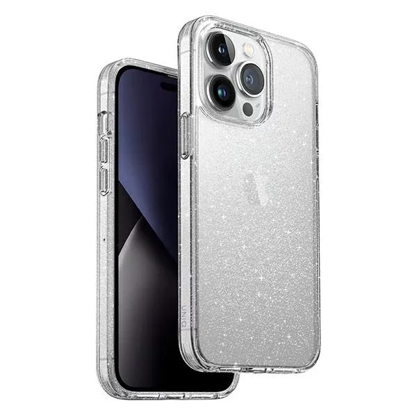 UNIQ Hülle für LifePro Xtreme iPhone 14 Pro Max 6.7" transparent/Lametta lucent