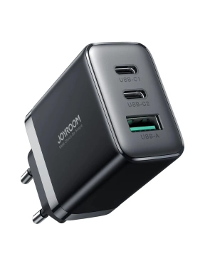 Joyroom 2x USB-C USB-A 32W Schnellladegerät - Schwarz