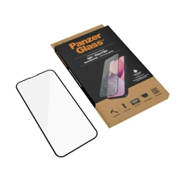 Szkło PanzerGlass E2E Microfracture für iPhone 13 Mini 5,4" Case Friendly AntiBacterial czarny/black Pro2744