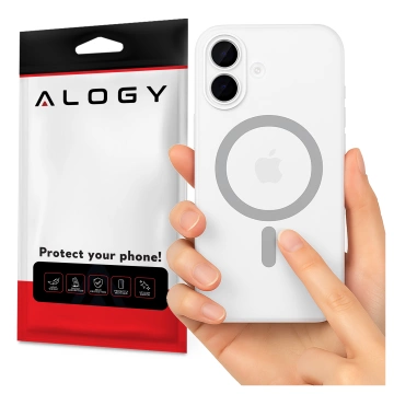 Etui do Apple iPhone 17 – matowa obudowa do MagSafe z ochroną obiektywu, smukłe i odporne na zarysowania, idealne dopasowanie – Alogy Skinny MatteCase™ Białe