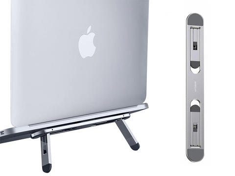 Ständerhalter Oatsbasf Mini-Laptopständer für Notebooks Silber