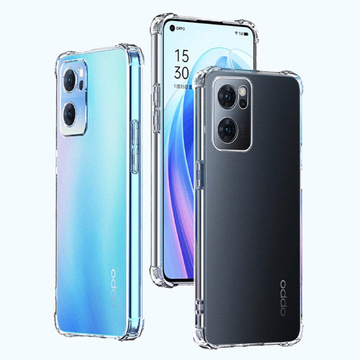 ShockProof Alogy Silicone Armor Case für Oppo Reno7 5G Global Transparent