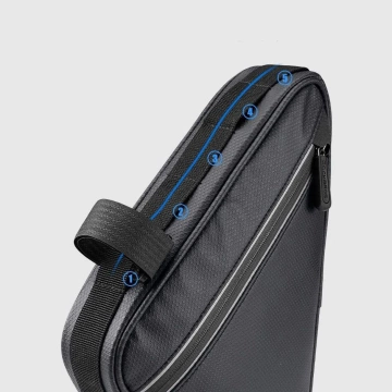 Rockbros B39-2 Rahmen-Fahrradtasche, 1,5 l, wasserdicht, Schwarz